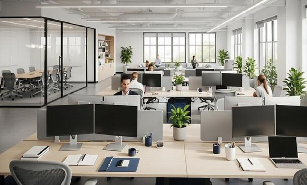 طراحی دفتر کار مدرن و بهره وری